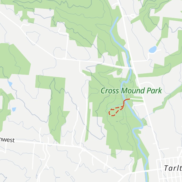Map of Tarlton Cross Mound