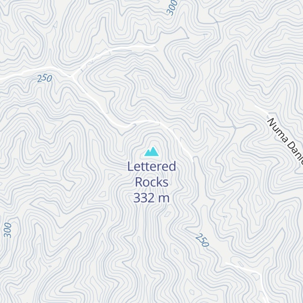Map of Lettered Rocks