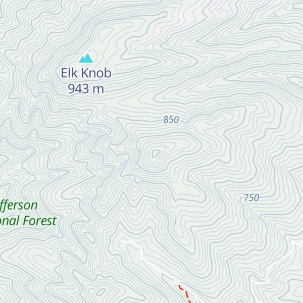 Map of Big Stone Gap No 2 Benchmark