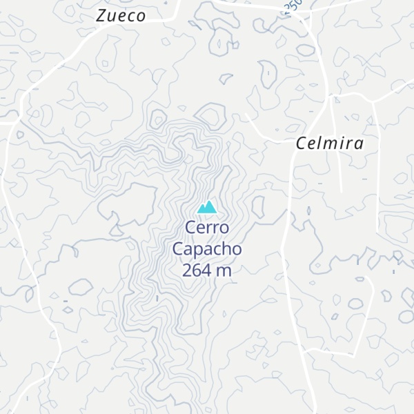 Map of Cerro Capacho