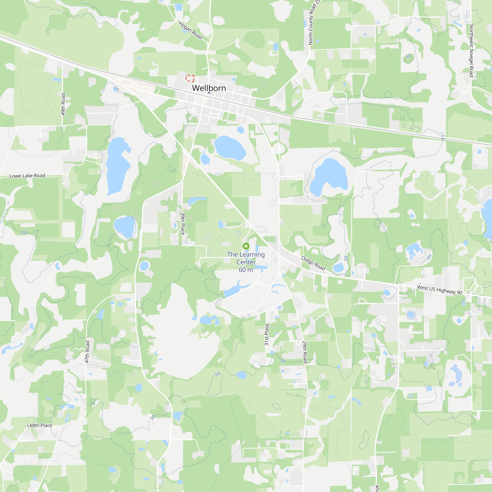 The Learning Center map