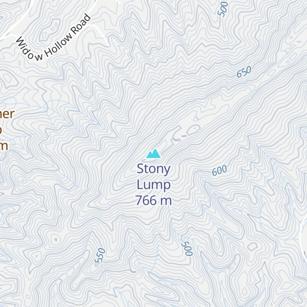 Map of Stony Lump