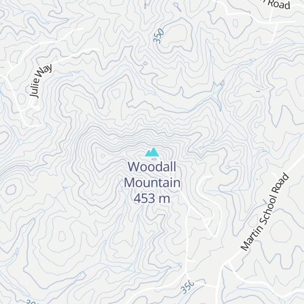 Map of Woodall Mountain