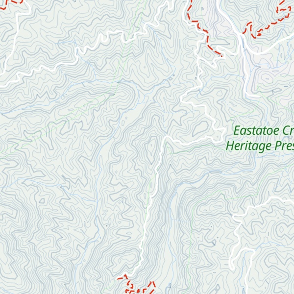 Map of Narrow Ridge