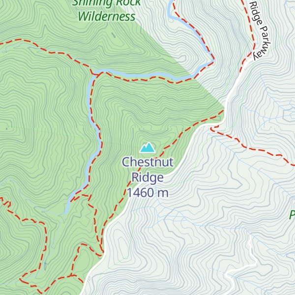 Map of Chestnut Ridge