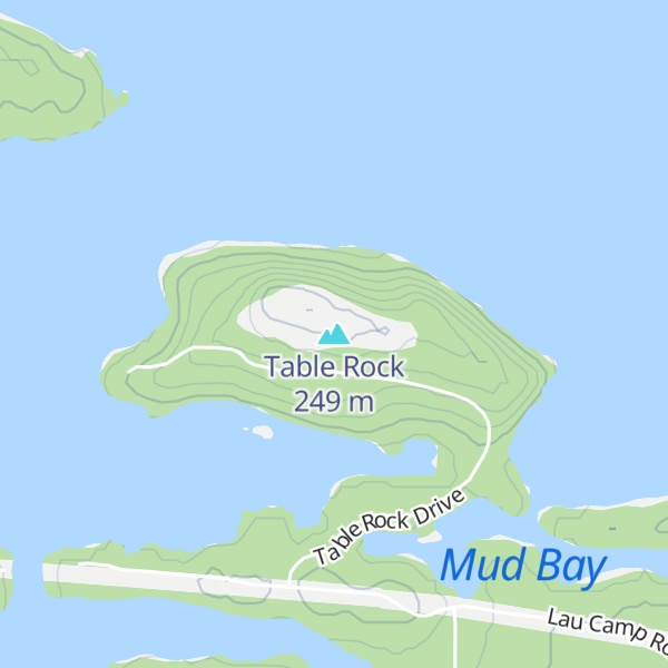 Map of Table Rock