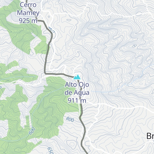 Map of Alto Ojo de Agua