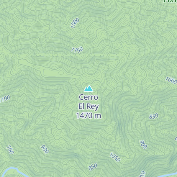 Map of Cerro El Rey