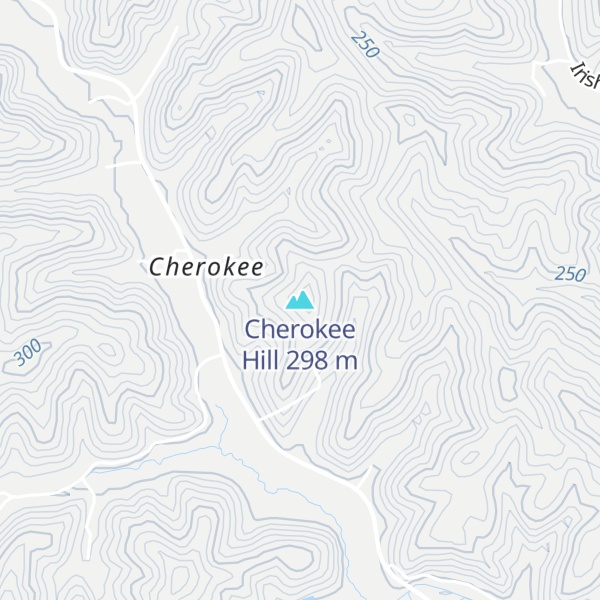 Map of Cherokee Hill