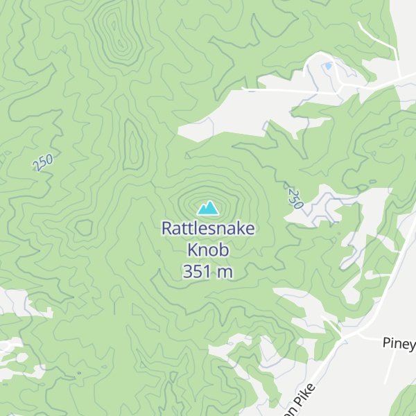 Map of Rattlesnake Knob