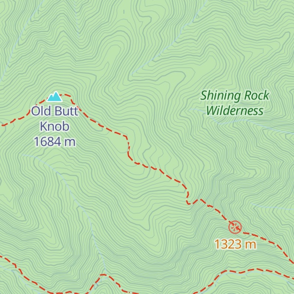 Map of Bobs Ridge