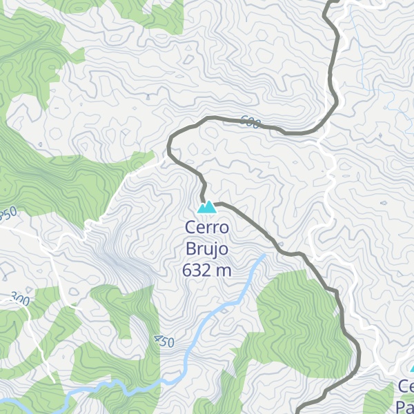 Map of Cerro Brujo