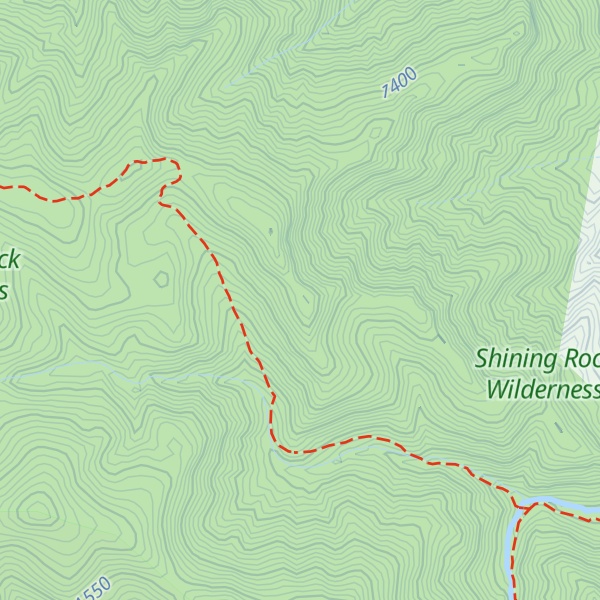 Map of Nobreechies Ridge