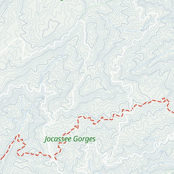 Map of Flatrock Mountain