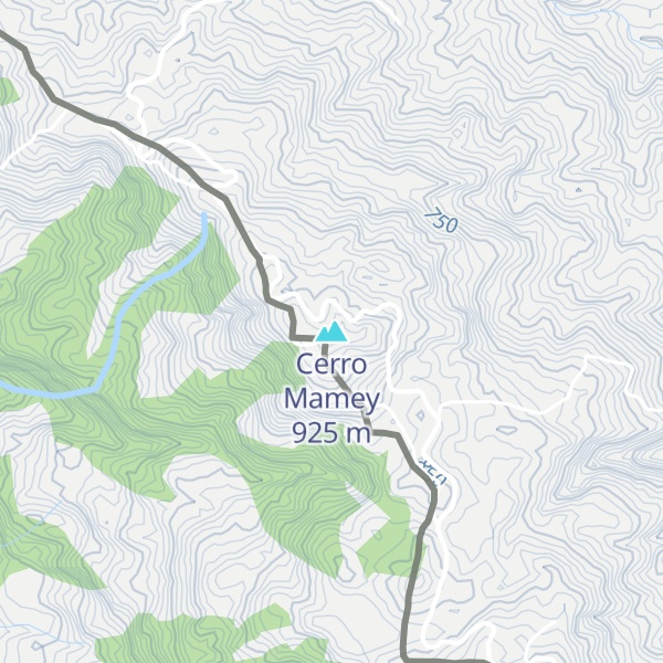 Map of Cerro Mamey
