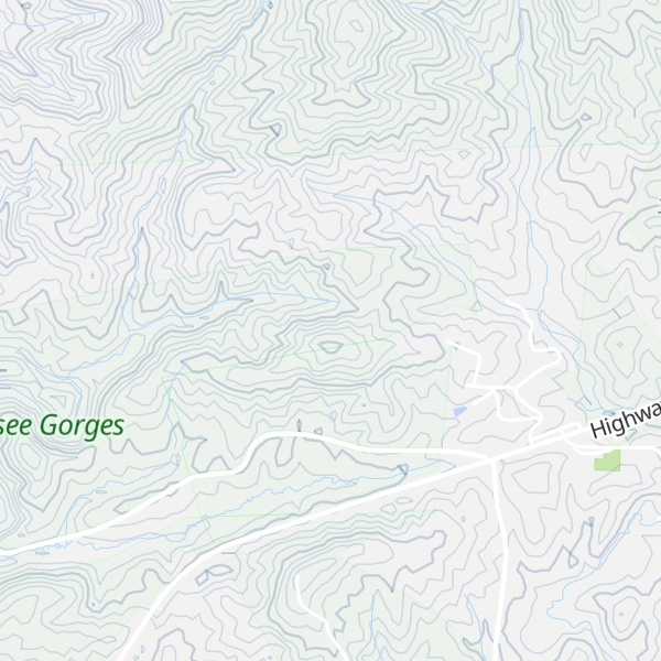 Map of Pine Mountain