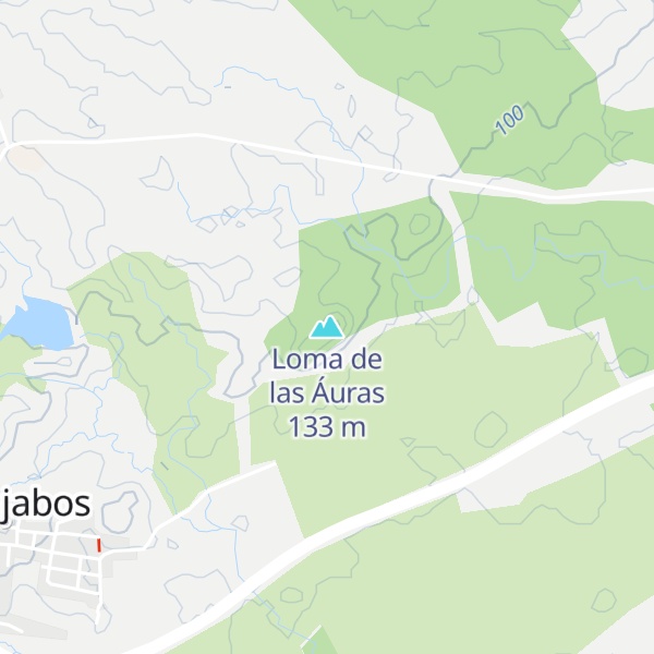 Map of Loma de las Áuras