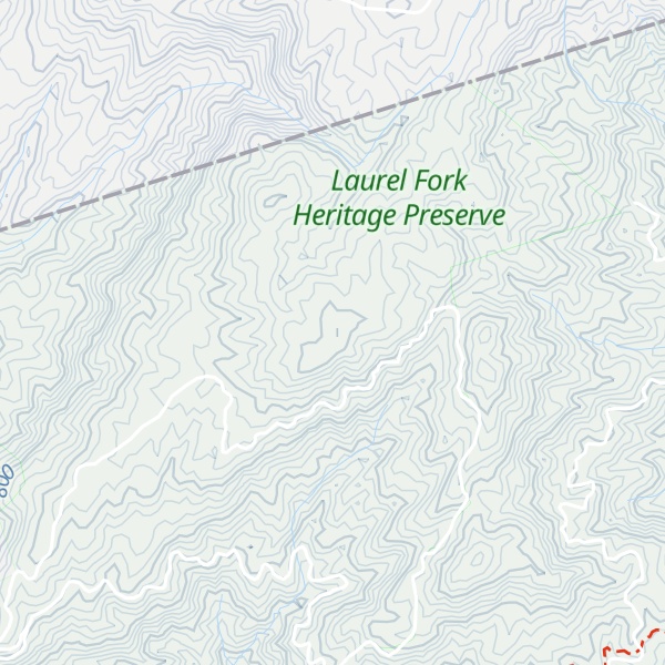 Map of Chestnut Ridge