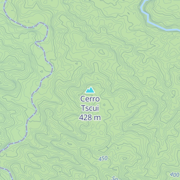 Map of Cerro Tscui