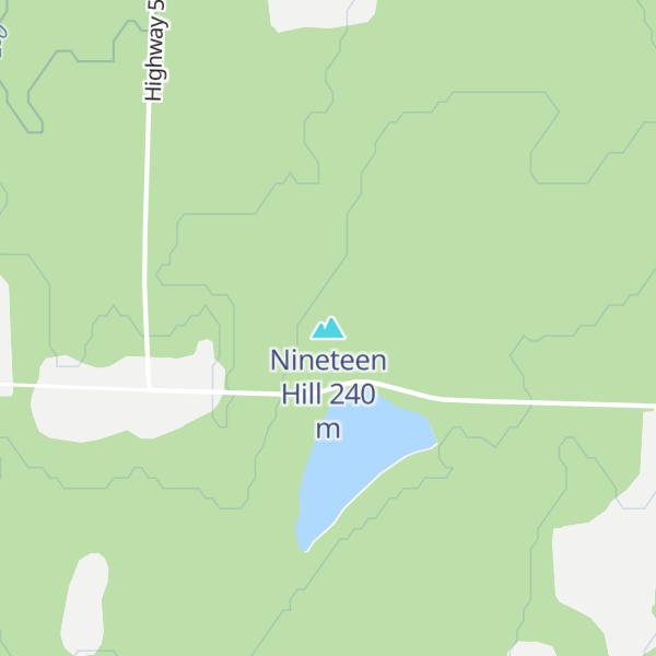 Map of Nineteen Hill