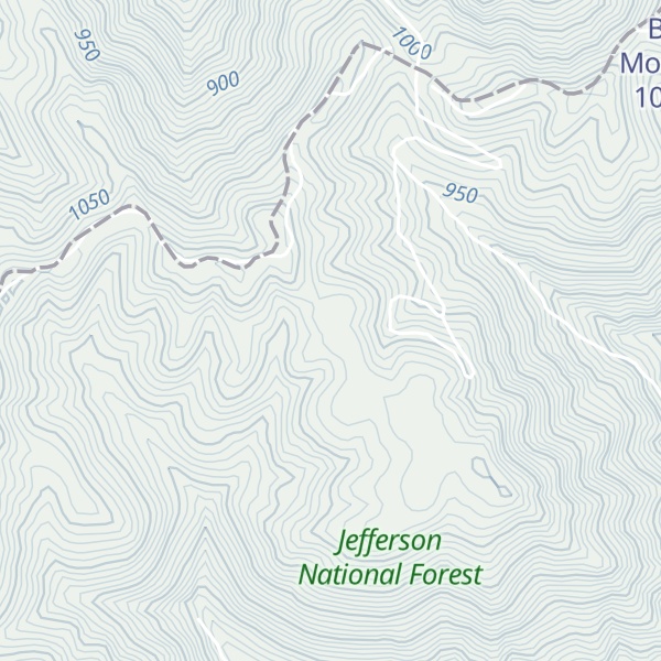 Map of Sams Ridge