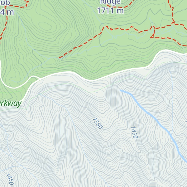 Map of Fork River Bald