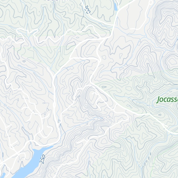 Map of Dug Mountain
