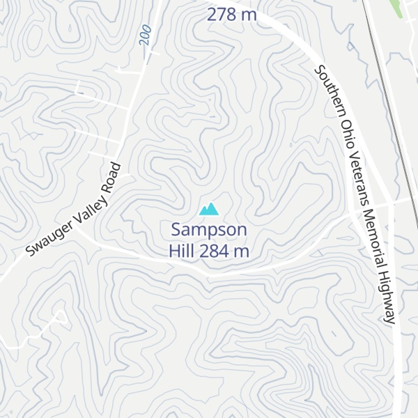 Map of Sampson Hill