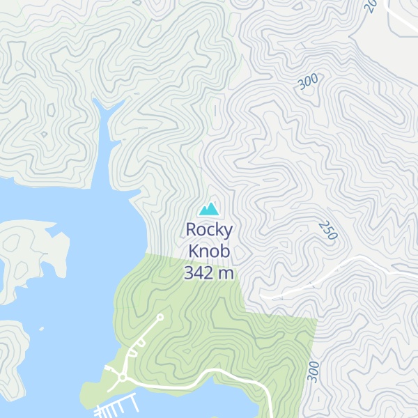 Map of Rocky Knob