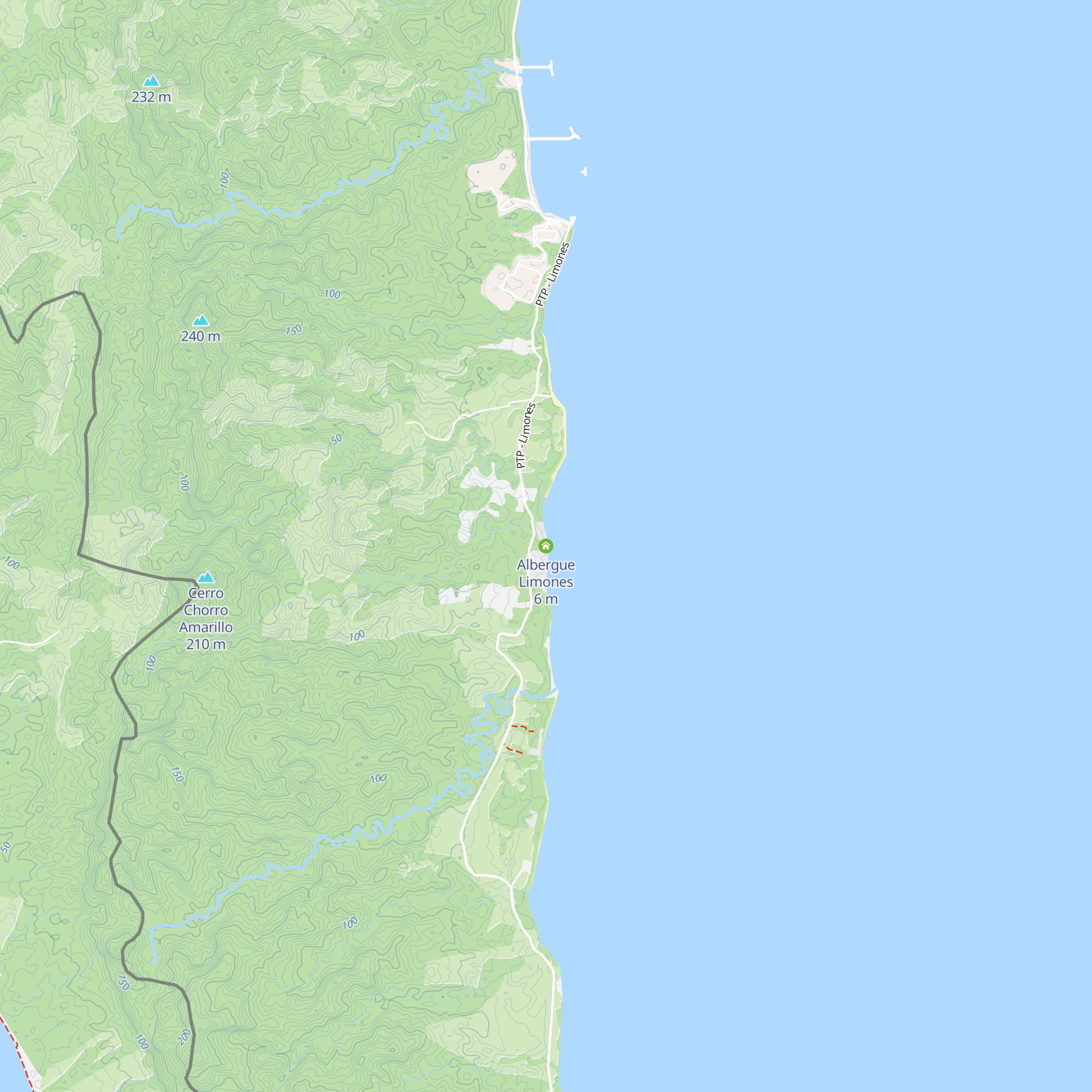 Albergue Limones map