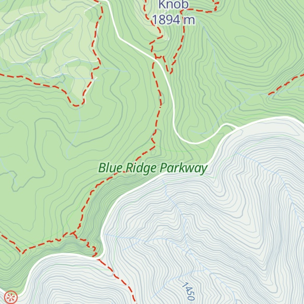 Map of Daniel Ridge