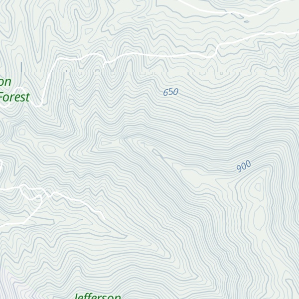 Map of Sams Ridge