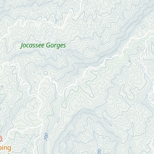 Map of Laurel Fork Mountain
