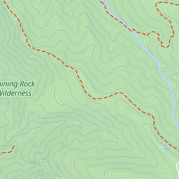 Map of Fork Mountain