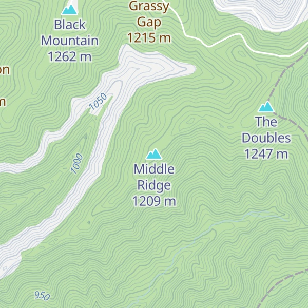 Map of Middle Ridge