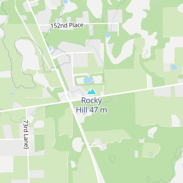 Map of Rocky Hill