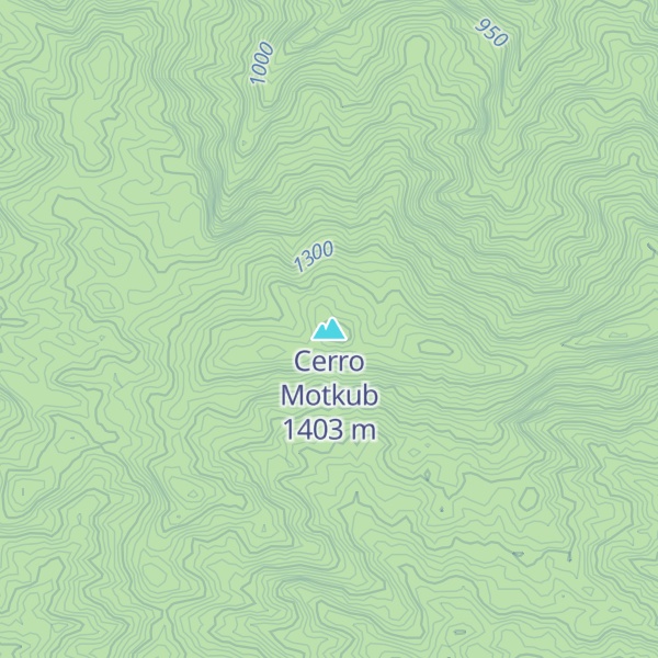 Map of Cerro Motkub
