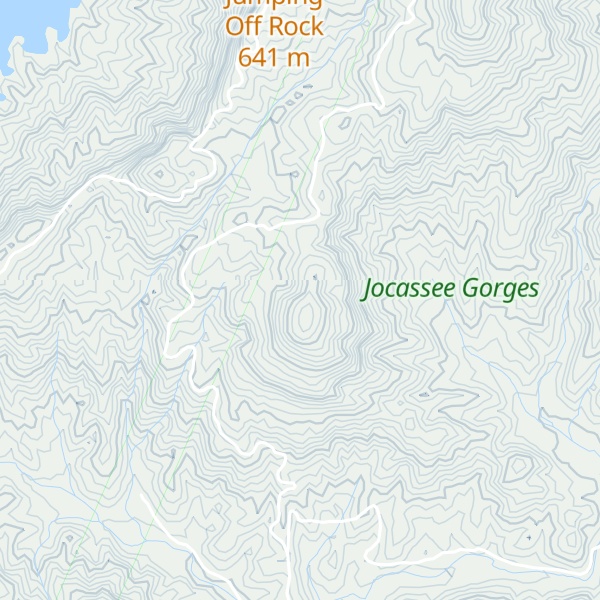 Map of Bryant Mountain