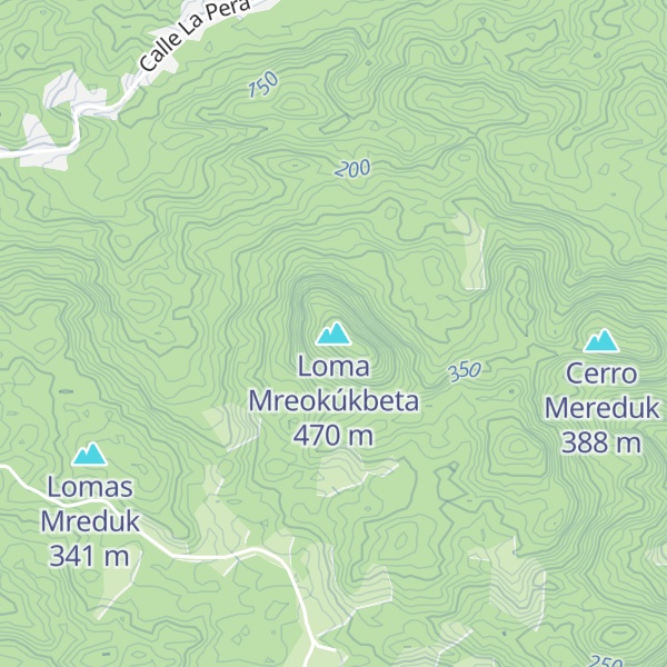 Map of Loma Mreokúkbeta