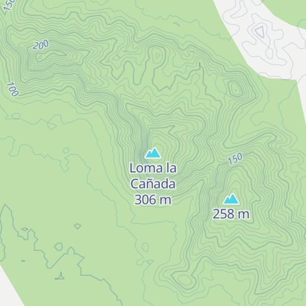 Map of Loma la Cañada