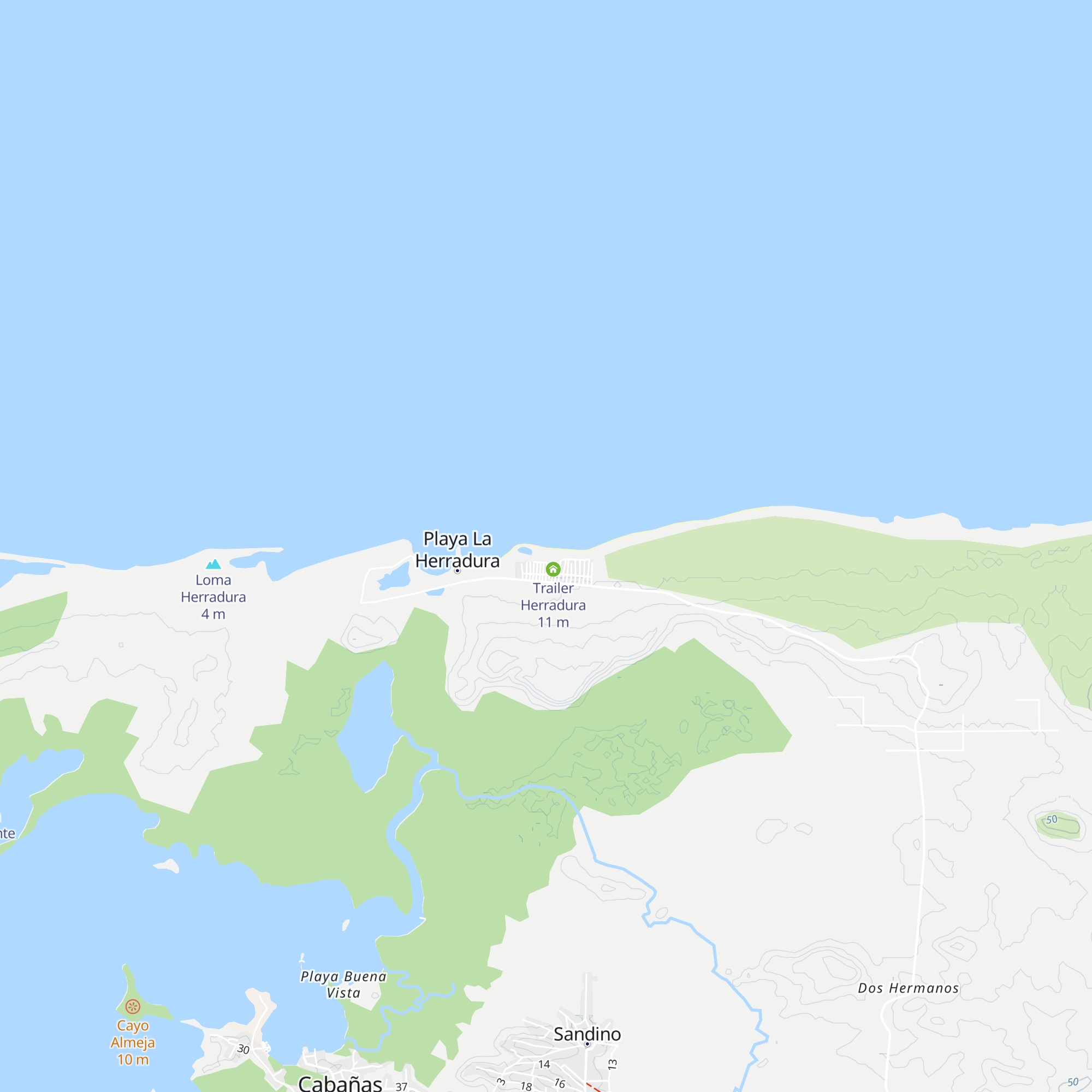 Playa Posible Casa de Yidian map