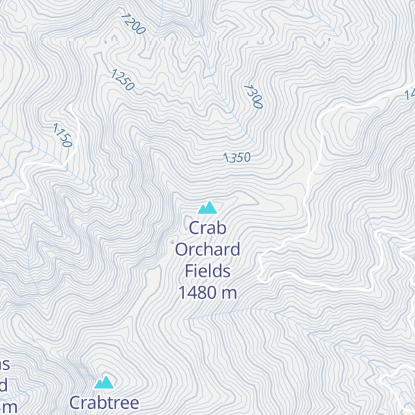 Map of Crab Orchard Fields