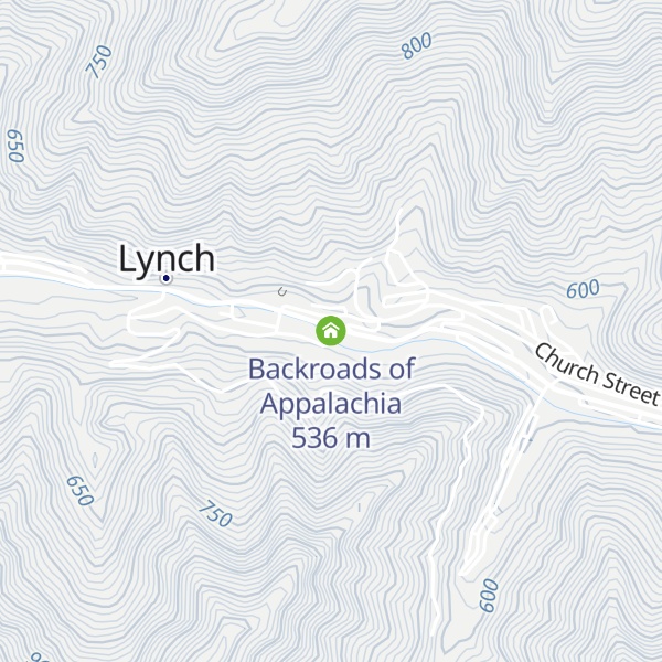 Map of Backroads of Appalachia