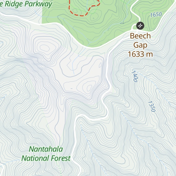 Map of Tanasee Bald