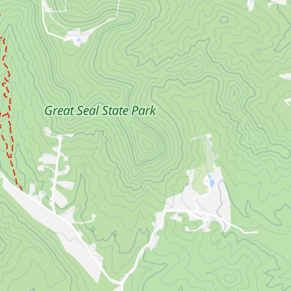 Map of Rocky Knob