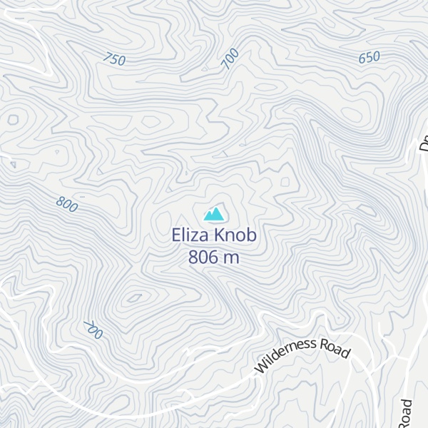 Map of Eliza Knob