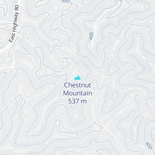 Map of Chestnut Mountain