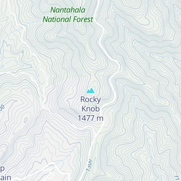 Map of Rocky Knob