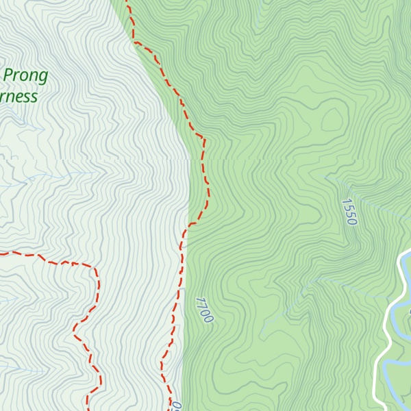 Map of Green Knob