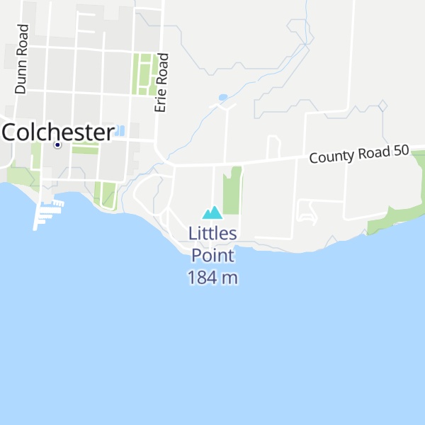 Map of Littles Point